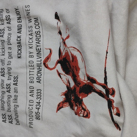 KICKASS BRITCHEN RED Tee Shirt EUC GILDAN ULTRA COTTON  2XL TAUPE DEADSTOCK - Picture 3 of 15